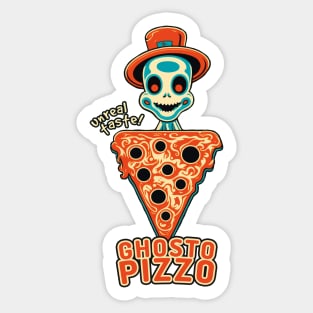 Ghosto Pizzo, Unreal Taste! Sticker